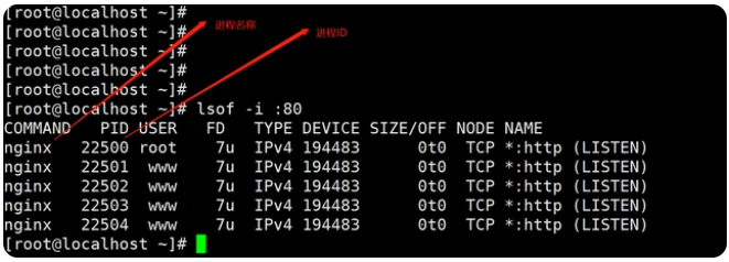 linux查看端口被哪个进程占用的两种方法